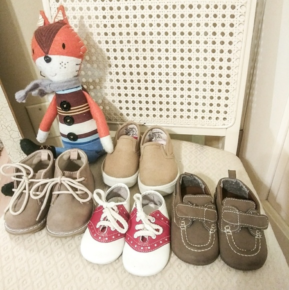 🌿 Bundle Baby Boy Shoes NB-3 - Picture 1 of 4